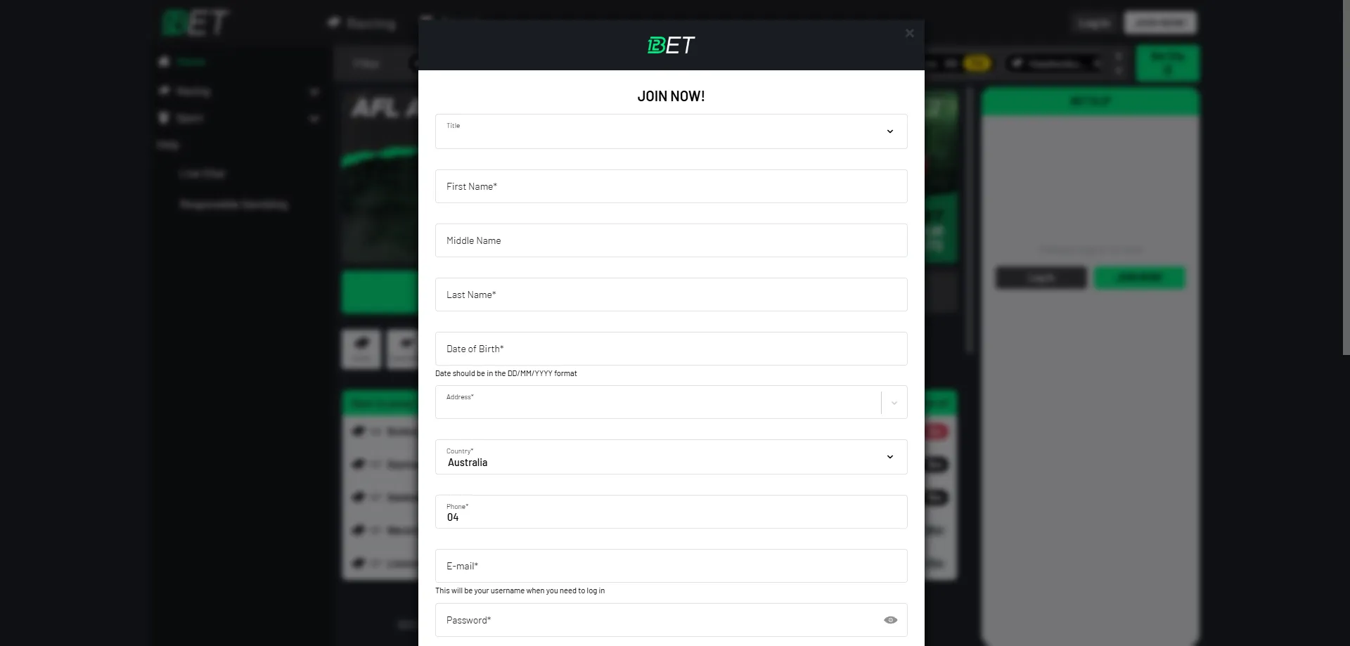 Cadastro na plataforma 123bet — crie sua conta em minutos